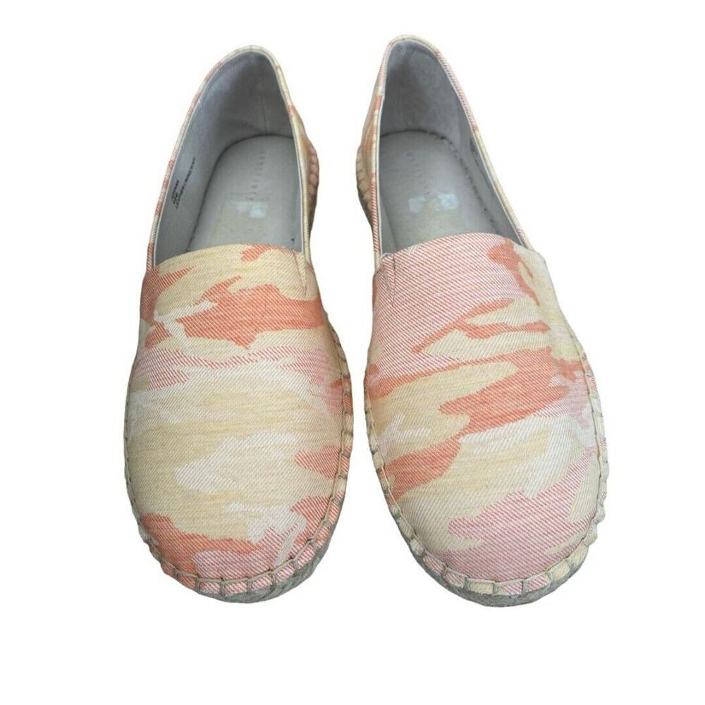 7.5 Sanctuary Havana Camo Peach Pink Espadrilles flats NWOB